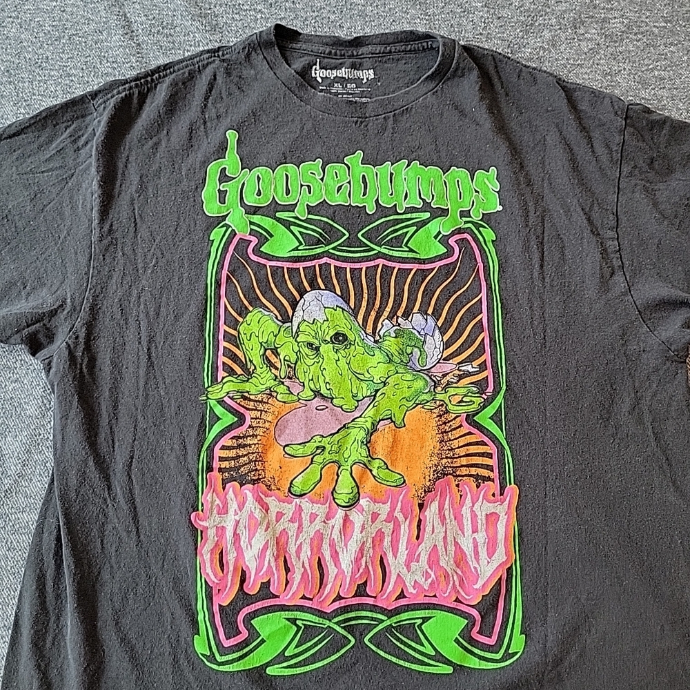 Goosebumps Horrorland Black Graphic Tee -‎ Short Sleeve